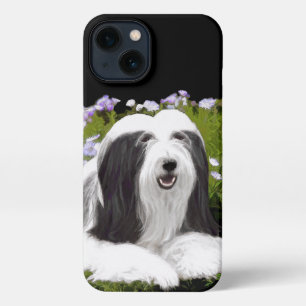 Bartete Collie Malerei - Niedliche Original Hunde  iPhone Hülle
