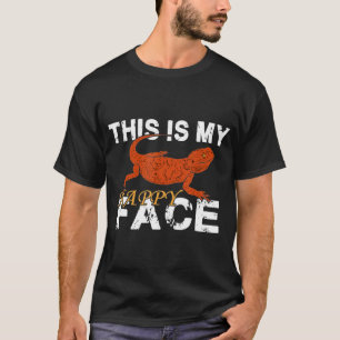 Bartete Drache, mein glücklicher Face Lizard Repti T-Shirt