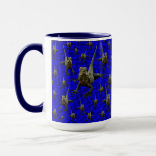 Bartete Drachenechse, Tasse des Kaffees
