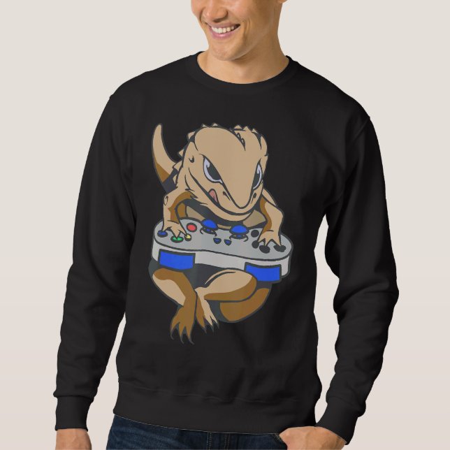Bartete Dragon Gamer Boys Kids Video Game Players Sweatshirt (Vorderseite)