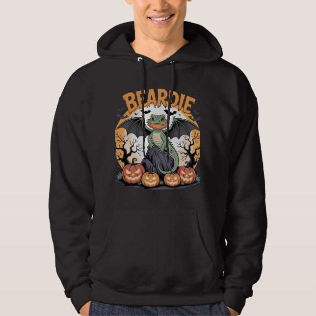 Bartete Dragon Halloween Art Hoodie (Vorderseite)