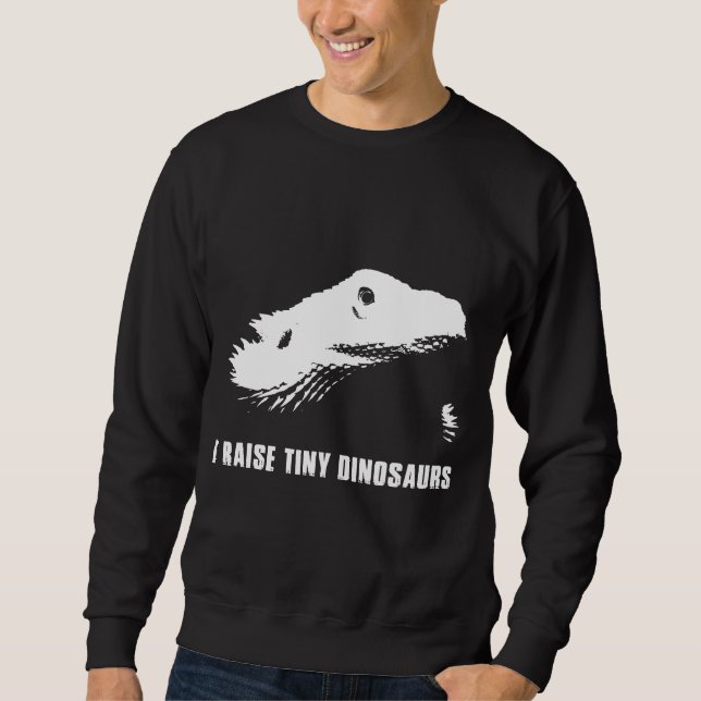 Bartete Dragon Lizard Bart Idee Sweatshirt (Vorderseite)