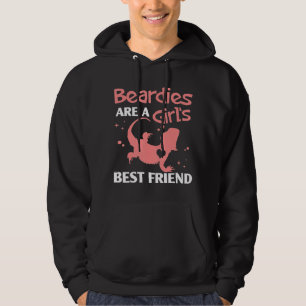 Bartete Dragon Lizard Reptile Mama Girl Woman Hoodie