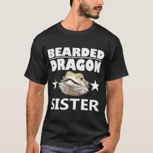 Bartete Dragon Sister für Mädcheneigentümer T-Shirt