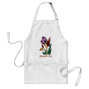 Bartete Iris-Blume Schürze