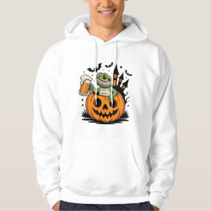 Bartete Lizard in Pumpkin mit Bier Hoodie