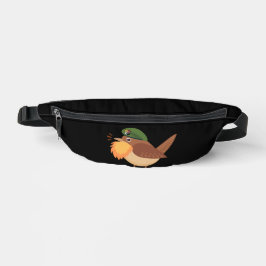 Bartete Vogelbeobachtung Gallant Grüner Bartvogel Bauchtasche