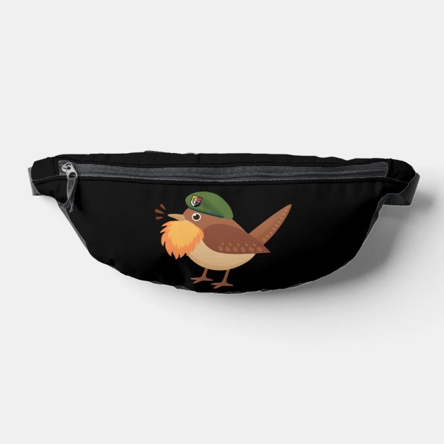 Bartete Vogelbeobachtung Gallant Grüner Bartvogel Bauchtasche (Ablage )