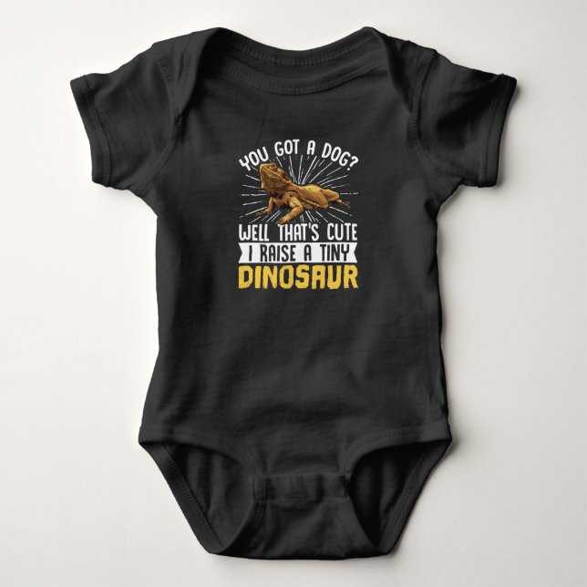 Barteter Drache Got du einen Hund? Nun, das ist Ni Baby Strampler (Vorderseite)