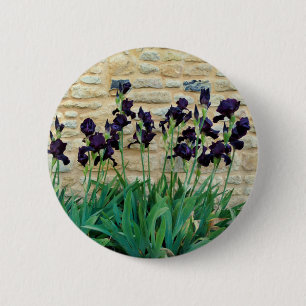 Bartetes Iris-Abzeichen Button