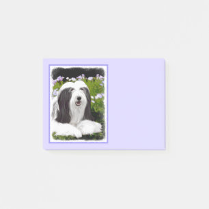 Bartfarbene Collie-Malerei - Niedliche Original-Hu Post-it Klebezettel