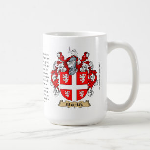Barth, der Ursprung, die Bedeutung und das Wappen Kaffeetasse