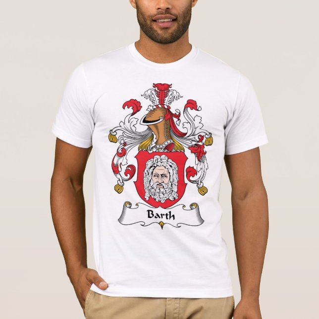 Barth Familienwappen T-Shirt (Vorderseite)