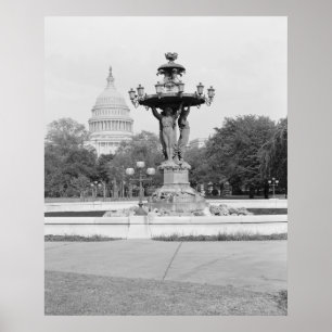 Bartholdi Fountain Poster