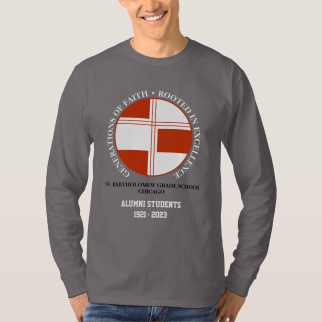 Bartholomew Grade School Alumni Long Sleeve T-Shirt (Vorderseite)