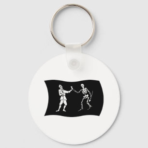 Bartholomew Roberts Flag Schlüsselanhänger
