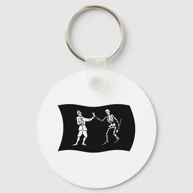 Bartholomew Roberts Flag Schlüsselanhänger (Vorderseite)