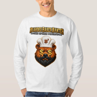 Bärtige Bäcker-Brüder Big Face Bär T-Shirt