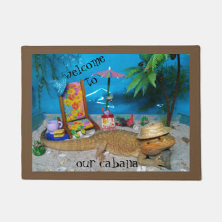 Bärtige Drache-Tür-Matte Fußmatte