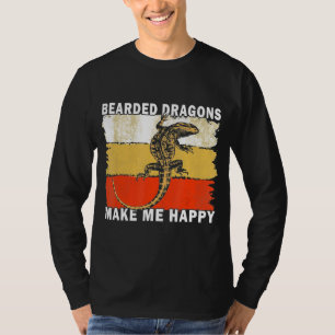 Bärtige Drachen machen mich glücklich T-Shirt