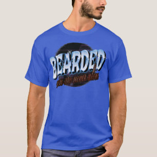 Bärtige Männer sind nie allein ein zitierter Hund T-Shirt