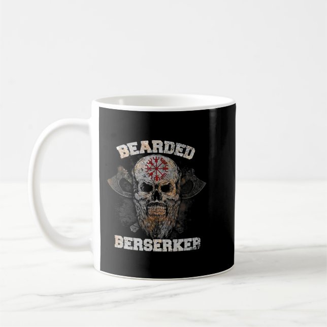 Bärtiger Berserker Kaffeetasse (Links)