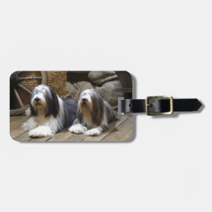 Bärtiger Collie Gepäckanhänger