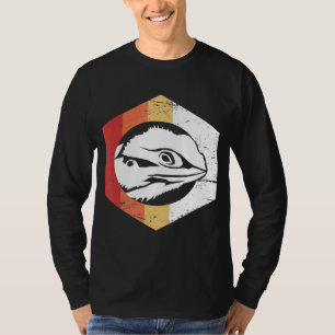 Bärtiger Drache im Vintage-Stil T-Shirt