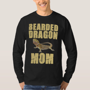 Bärtiger Drache Mama Reptilien Haustier Reptilien T-Shirt
