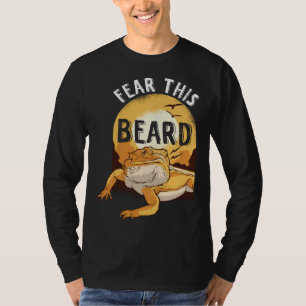 Bärtiger Drache Pogona Haustier Reptil Echse Fürch T-Shirt