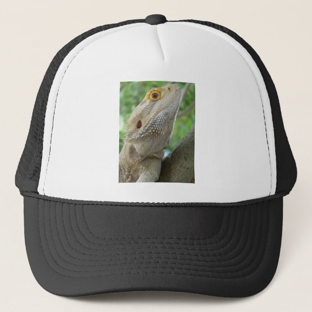 Bärtiger Drache Truckerkappe (Vorderseite)
