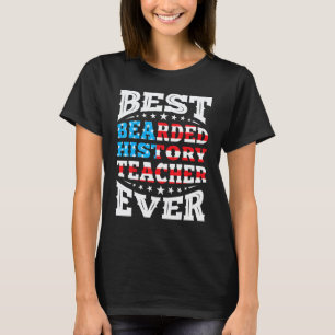 Bärtiger Geschichtslehrer 4. Juli USA Ame T-Shirt