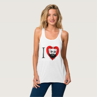 Bärtiger Teddybär der Damen-LUV Tank Top