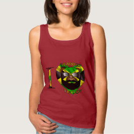 Bärtiger Teddybär Jamaika der Damen-LUV T-Shirt