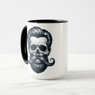 Bärtiger Totenkopf Tasse