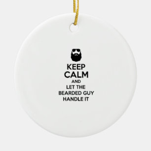 Bärtiger Typ Keramikornament