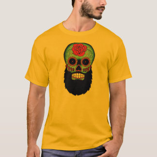 Bärtiger Zuckerschädel T-Shirt