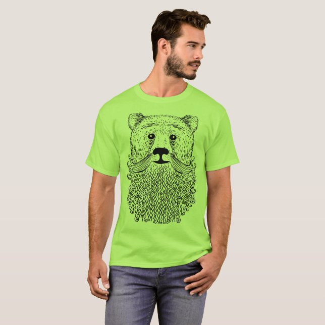 Bärtiges Bärn-Produkt T-Shirt (Vorne ganz)