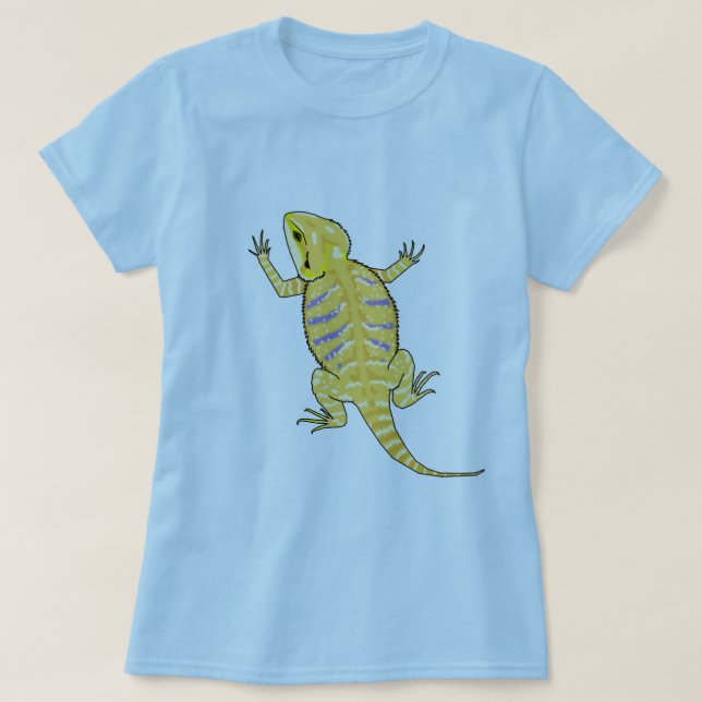 Bärtiges Drache-Shirt T-Shirt (Design vorne)