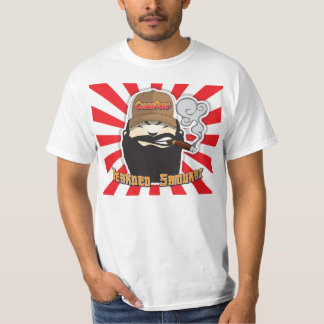 Bärtiges Samurai-Zigarredojo-Shirt T-Shirt