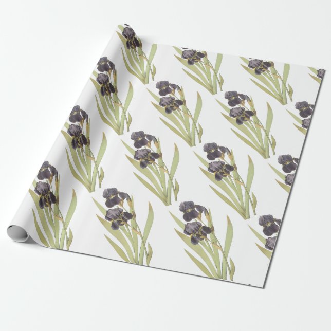 Bartiris Blumenmuster Geschenkpapier (Ungerollt)