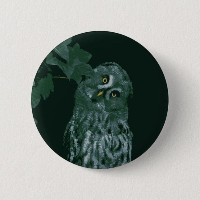 Bartkauz Button (Vorderseite)