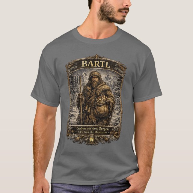 Bartl Alpine Christmas Gifts from the Mountains T-Shirt (Vorderseite)