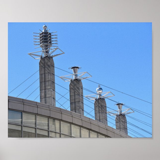 Bartle Hall Pylons, Kansas City, Missouri Poster (Vorne)