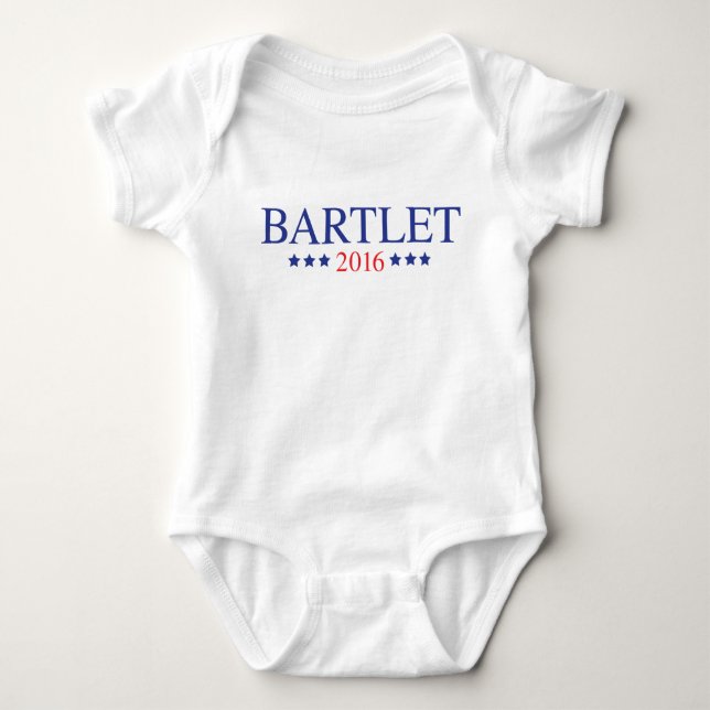 Bartlet 2016 - Blau Baby Strampler (Vorderseite)