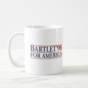 Bartlet für Amerika Kaffeepause Tasse