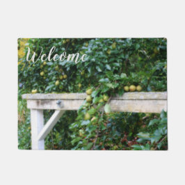 Bartlett Birnen auf Baumland Willkommen Fußmatte