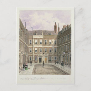 Bartletts Gebäude, Holborn, 1838 Postkarte