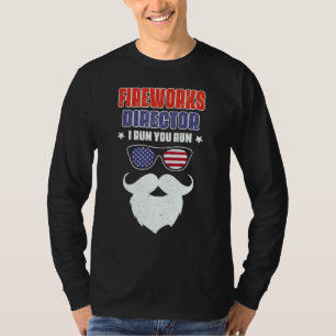 Bartmänner Feuerwerksdirektor Ich laufe Du läufst T-Shirt