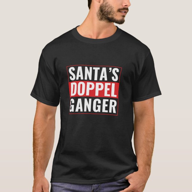 BartMen Funny Christmas Weihnachten Doppelganger B T-Shirt (Vorderseite)